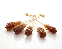 Matchaccino brown sugar sticks in latte showing controlled sweetness.