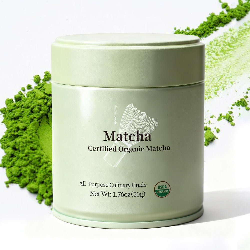 MatchAdmire premium first harvest matcha can for fresh beverages