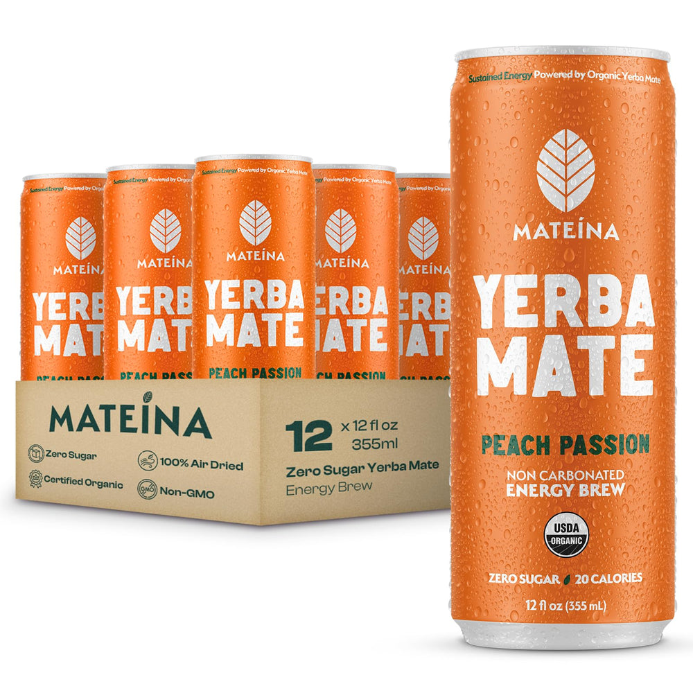 Mateina Peach Passion can delivering clean energy on the go