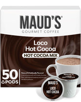 Maud's dark hot chocolate pods pack shot for cozy indulgence