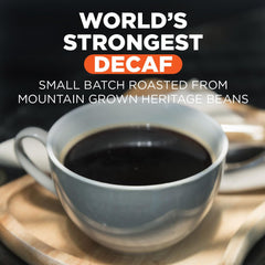 Maud's decaf dark roast pods for Keurig K-Cup machines provide reliable home brewing.