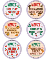 Maud's Holiday Blend pods collection for festive Keurig brews.