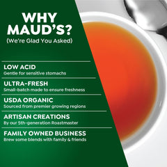 Maud's Keurig-compatible tea pods enable quick, easy brewing