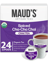 Maud's Organic Chai Tea Pods close-up of spices for a bold cafe-quality morning brew