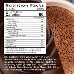 Original Loco Hot Cocoa pod close-up on a cup for rich, dairy-free flavor.