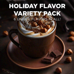 Six-flavor Maud's pod assortment for cozy mornings.