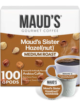 MAUD'S Sweet Hazelnut pods on a countertop showing convenient, cafe-like flavor.