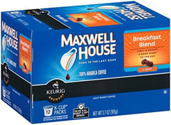 MAXWELL HOUSE Breakfast Blend K-Cup pod, consistent flavor in every brew.