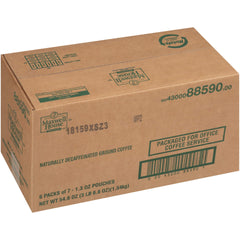 Maxwell House Decaf Special Delivery in an office or hotel lobby station for guests.