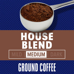 Maxwell House House Blend steaming cup evokes comforting aroma and steady mornings.