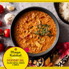 Maya Kaimal dal yellow lentil ingredients label highlights quality