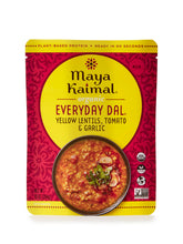Maya Kaimal dal packaging shows a quick weeknight meal option
