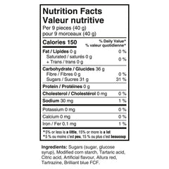 Maynards Bassetts Sour Patch Kids Cherry Blasters 308g bag open for sharing.