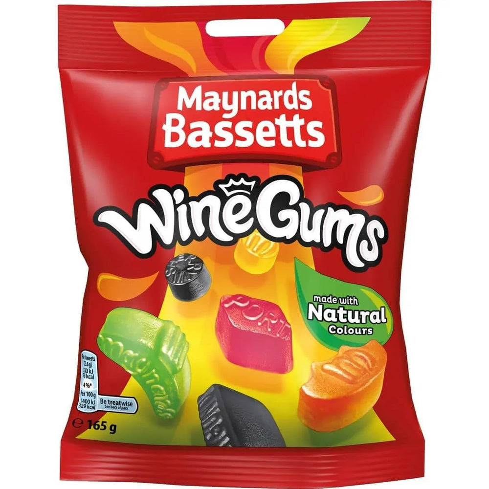 Maynards Wine Gums two-pack front view, ideal for sharing at gatherings.