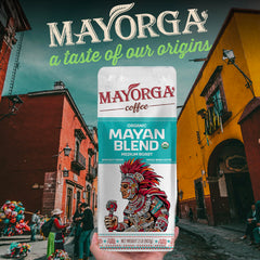 Mayorga Mayan Blend aroma steam evokes rich chocolate and floral notes.