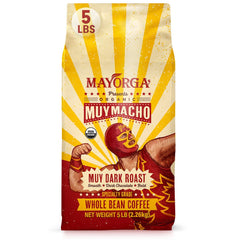 Mayorga Muy Macho roast bag ready for bold morning brews