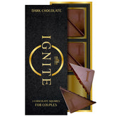 MBDH Wellness Ignite dark chocolate bar front view for shared, premium moments