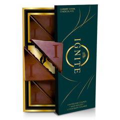 MBDH Wellness Ignite Mint Chocolate Bar pack shot highlighting premium packaging for gifting.