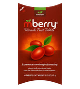 mberry miracle berry tablets close-up for flavor-tripping tastings.