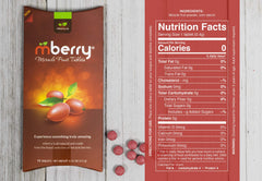mberry miracle berry tablets package showing 10-count pack for home tastings.