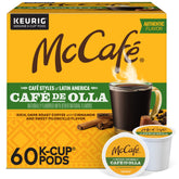 The McCafé Café de Olla K-Cup pod box supports daily brews.