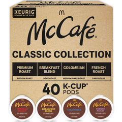 McCafé Classic Collection variety pack pods ready for quick mornings