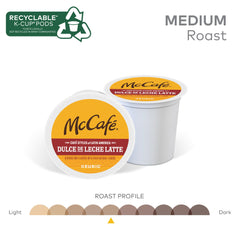 A brewed latte cup with steam rising and creamy color.