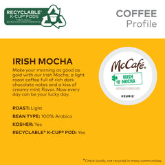McCafé Irish Mocha K-Cup ready to brew for consistent flavor