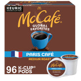 McCafé Paris Café K-Cup pods 24-pack box for Keurig brewing.