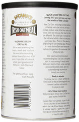 McCann's Oatmeal being poured into a pot for quick five-minute prep.