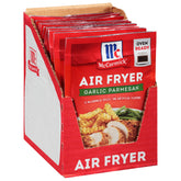 McCormick Air Fryer Garlic Parmesan Seasoning Pack 12 front label for quick dinners