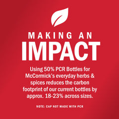 Close-up label of McCormick Apple Pie Spice for easy dessert seasoning