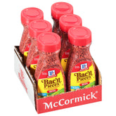 McCormick Bac'n Pieces sprinkled on a bowl, delivering savory crunch