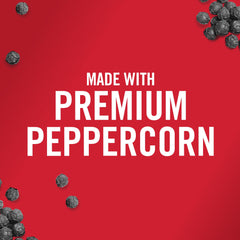 McCormick Black Peppercorn Grinder twist action in use for fresh pepper.