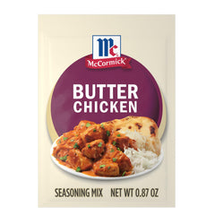 McCormick Butter Chicken Seasoning creamy sauce ready in minutes for a comforting meal.