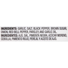 McCormick California Style Garlic Pepper on roasted potatoes, savory finish.