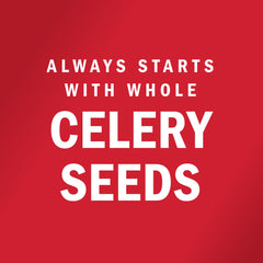 McCormick Celery Salt being sprinkled over a fresh salad for brightness.