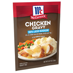 McCormick Chicken Gravy Mix Pack for quick, lump-free gravy.