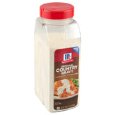 McCormick Country Gravy Mix 18 oz packaging shown for easy family meals.