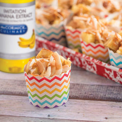 McCormick Culinary banana extract adds dessert and pastry flavor.