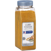 McCormick Culinary Curry Powder jar showcasing premium blend for vibrant curries and color.