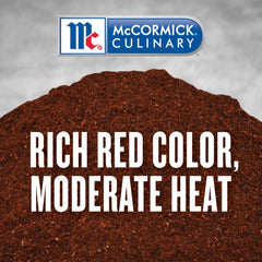 McCormick Culinary Dark Chili Powder on tacos for smoky depth