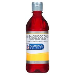 McCormick Culinary Egg Shade Yellow bottle pour for quick, vivid color in frostings and drinks