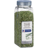 McCormick Culinary Freeze-Dried Chives bottle pour for quick garnish and flavor