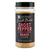 McCormick Culinary ghost pepper ranch seasoning bottle adds bold heat and tang to dishes.