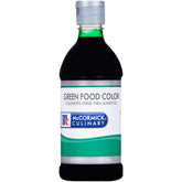 McCormick Culinary green coloring bottle delivers vibrant color for cakes