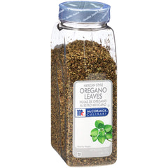 McCormick Culinary Mexican Style Oregano leaves in jar for bold tomato dishes