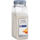 McCormick Culinary Onion Powder bottle front view for bold sauce flavor