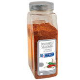 McCormick Culinary Southwest Seasoning jar label highlights authentic Tex-Mex flavor for menus.