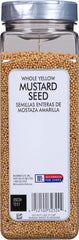 McCormick Culinary yellow mustard seed closeup highlighting aroma for chef-grade seasoning